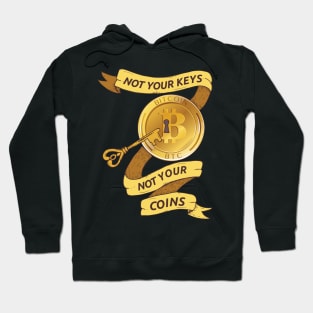 Not Your Keys - Not your Coins! for Hodler & Crypto fans Hoodie